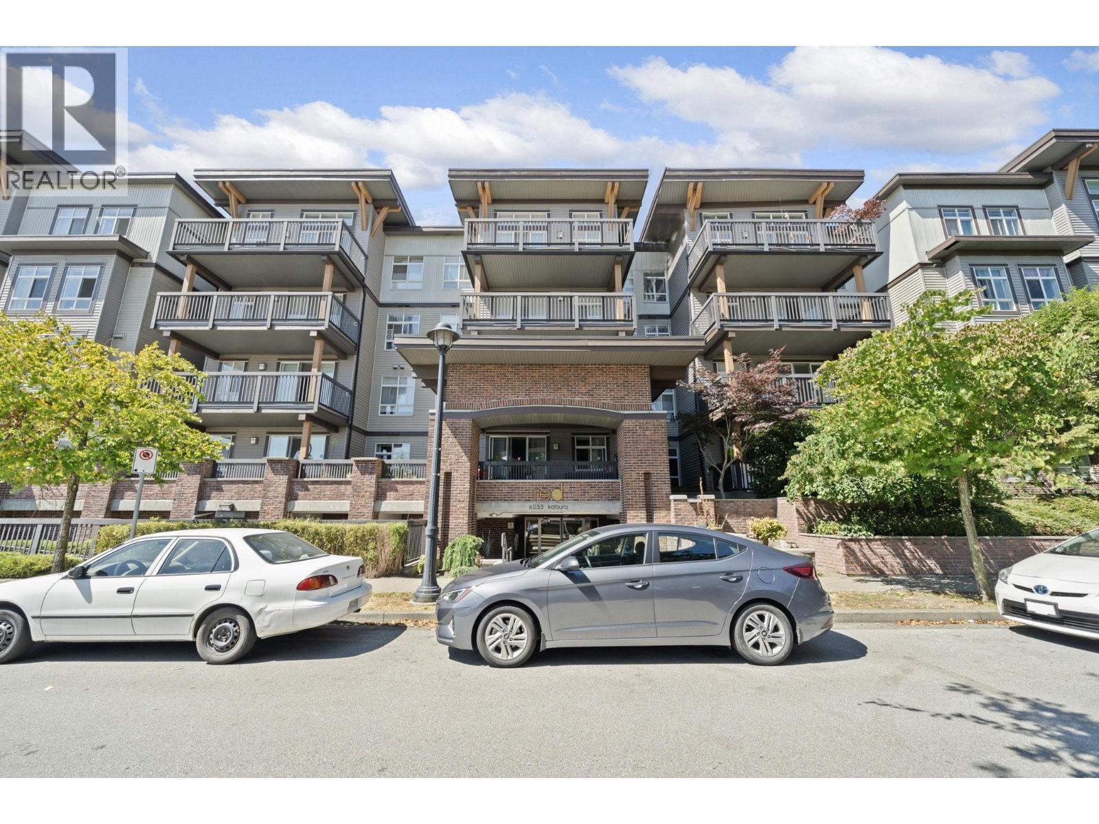 318 6033 Katsura Street, Richmond, BC - Outdoor With Balcony With Facade