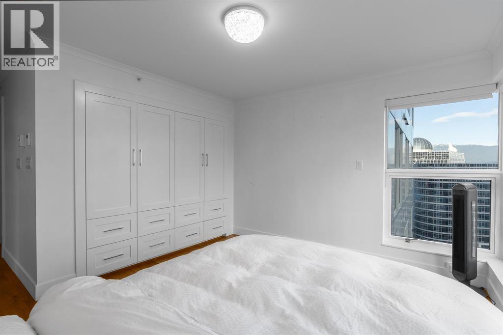 2203 837 W Hastings Street, Vancouver, BC - Indoor Photo Showing Bedroom