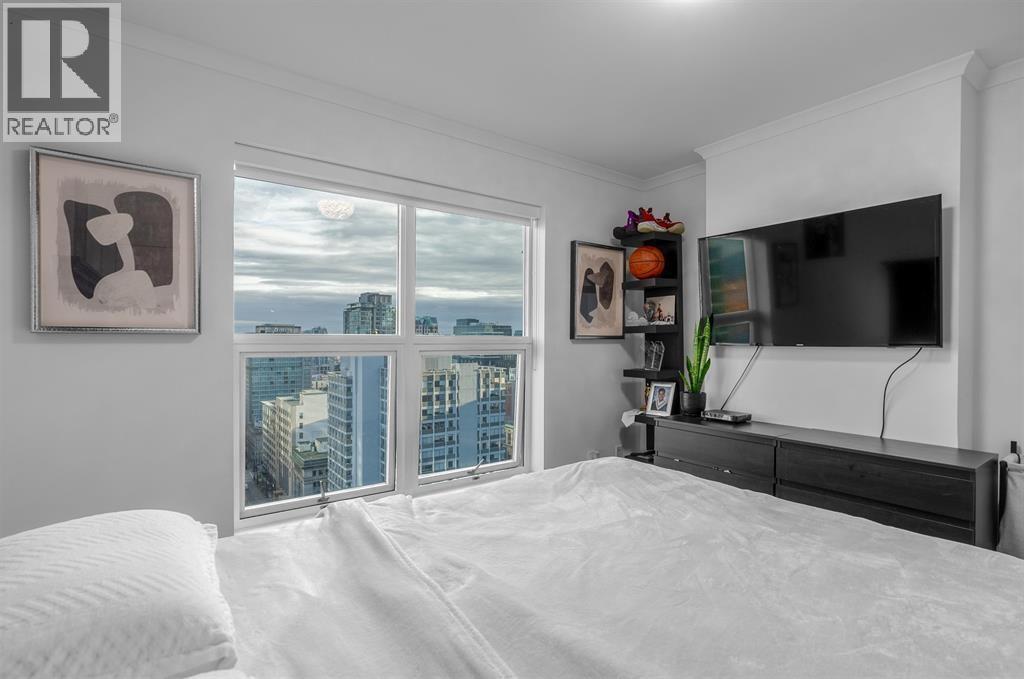 2203 837 W Hastings Street, Vancouver, BC - Indoor Photo Showing Bedroom