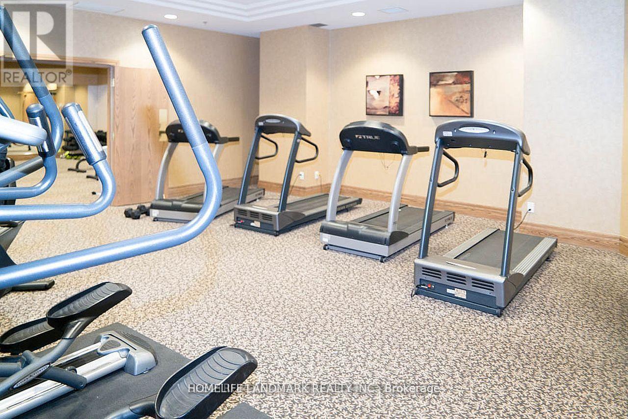 1406 - 5500 Yonge Street, Toronto, ON - Indoor Photo Showing Gym Room