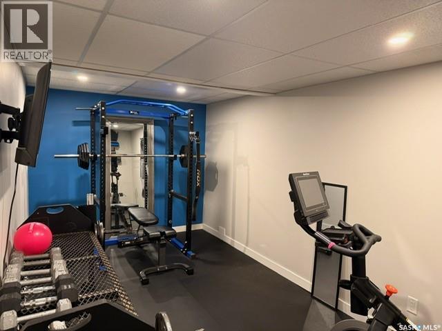 551 1St Street E, Lafleche, SK - Indoor Photo Showing Gym Room