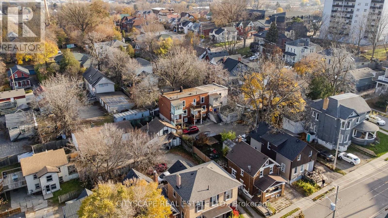Aerial View - B - 61 Eby Street S, Kitchener, ON - Outdoor With View