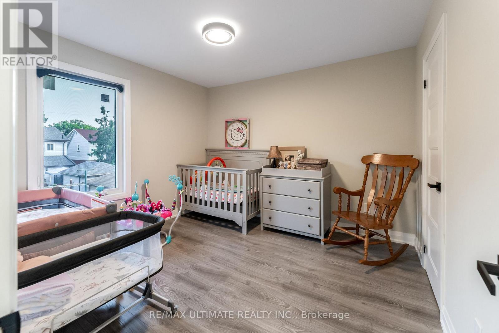Bedroom #3 - large window - 47 Mahoney Avenue, Toronto, ON - Indoor Photo Showing Bedroom