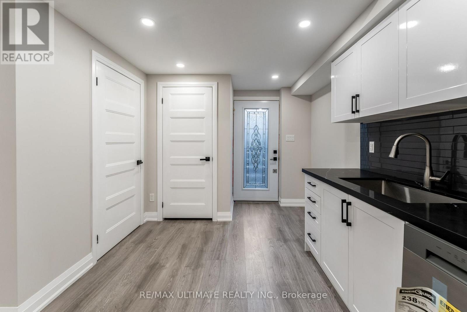 Basement entrance - 47 Mahoney Avenue, Toronto, ON - Indoor Photo Showing Kitchen With Upgraded Kitchen