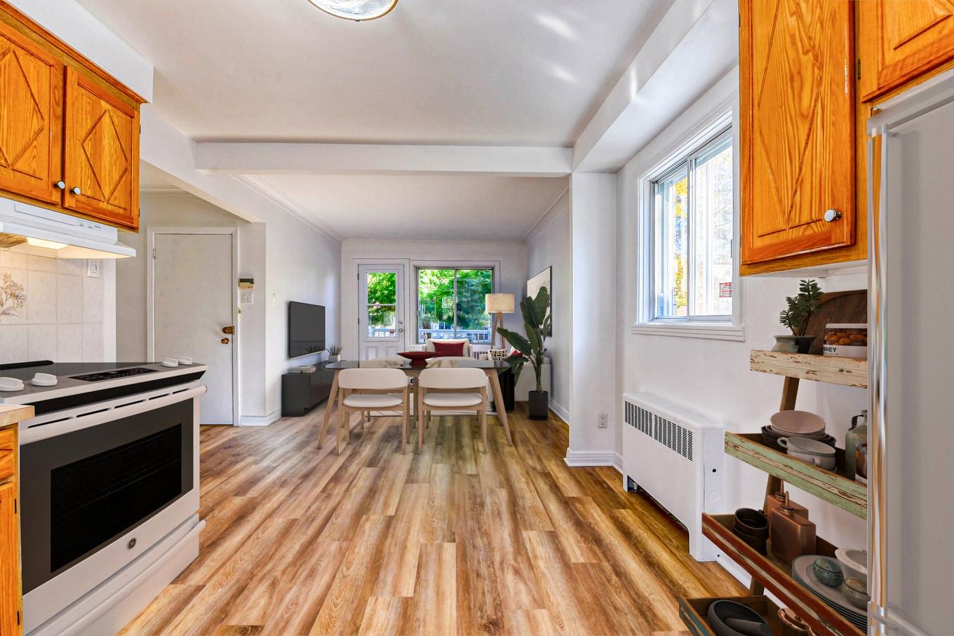 Vue d'ensemble - 6820 - 6822 36E Avenue, Montréal (Rosemont/La Petite-Patrie), QC - Indoor Photo Showing Kitchen