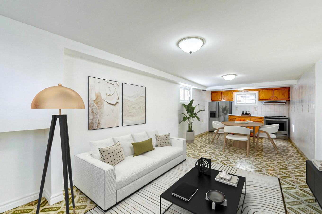 Vue d'ensemble - 6820 - 6822 36E Avenue, Montréal (Rosemont/La Petite-Patrie), QC - Indoor Photo Showing Living Room