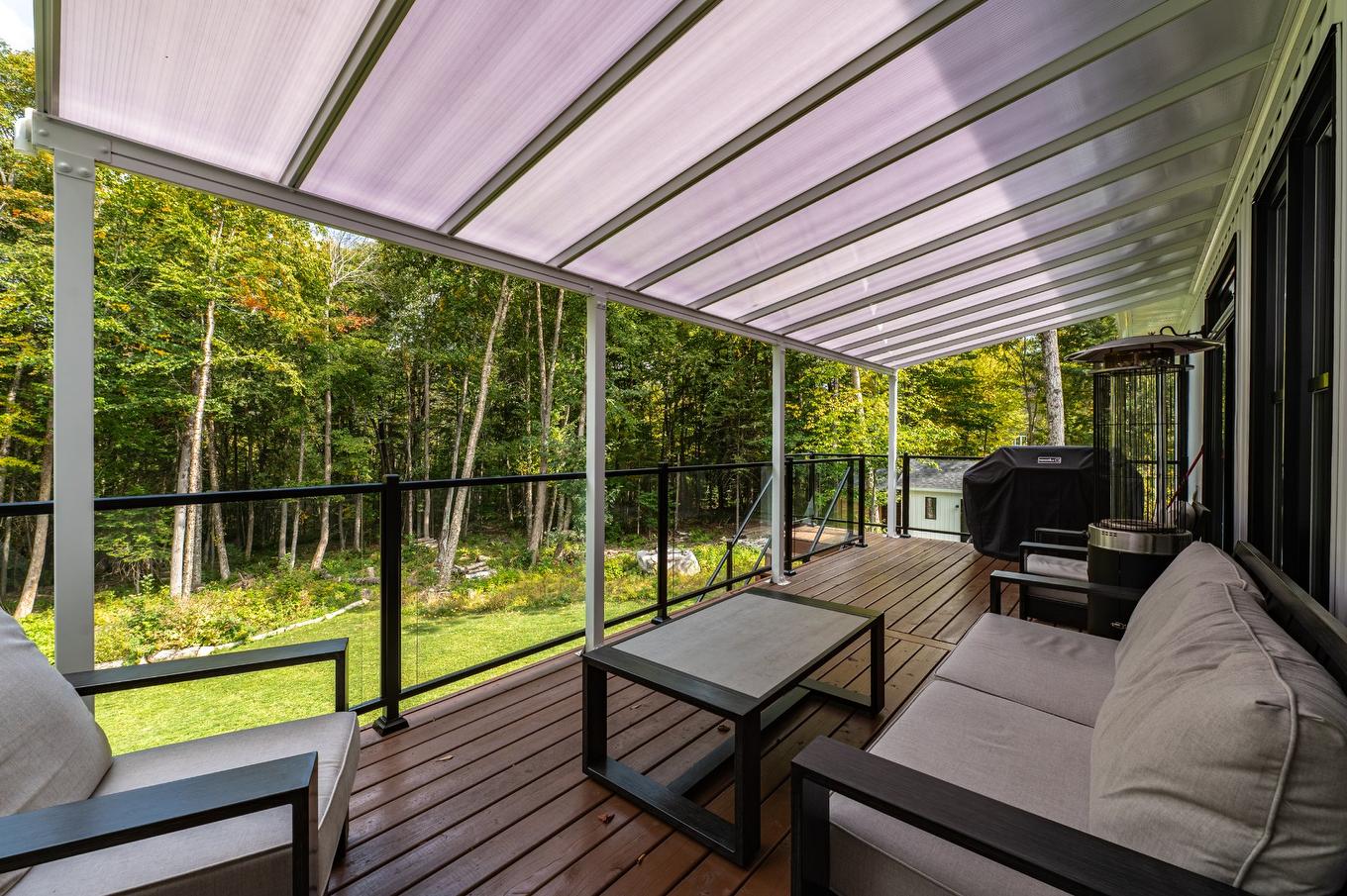 Patio - 349 Ch. Des Mômes, Saint-Sauveur, QC - Outdoor With Deck Patio Veranda With Exterior