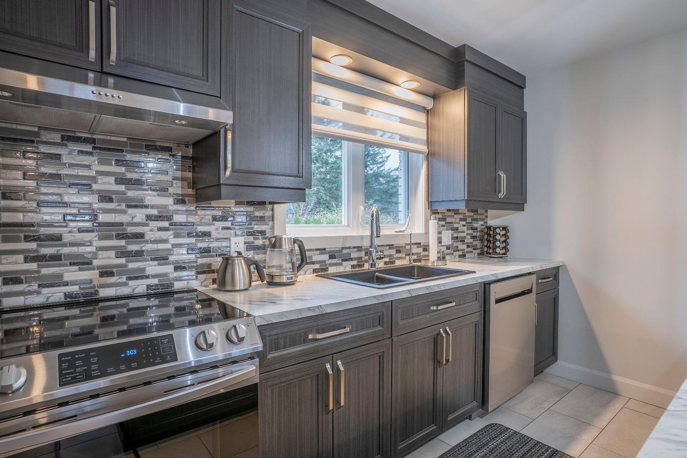 Kitchen - 208 42E Avenue, Beauceville, QC - Indoor Photo Showing Kitchen With Double Sink