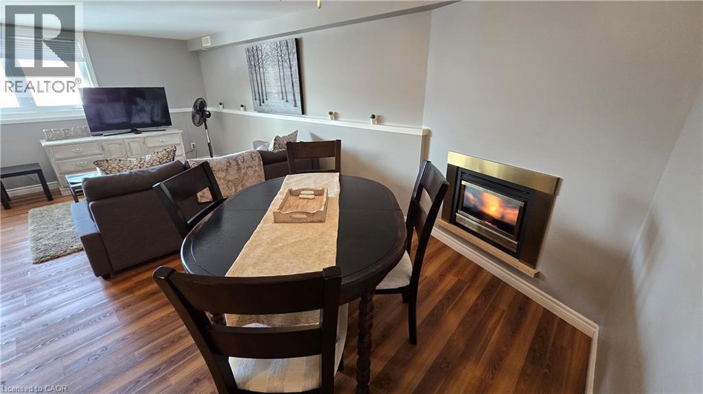 101 Lang Crescent Unit# B, Kitchener, ON - Indoor With Fireplace