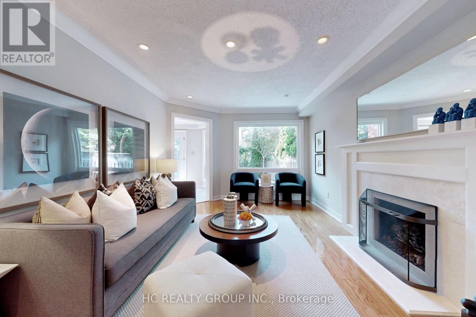 883 Darwin Drive, Pickering, ON - Indoor Photo Showing Living Room With Fireplace