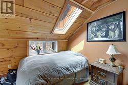 Brown House Front Bedroom -