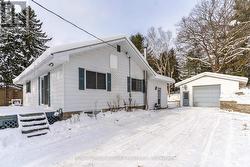 Entertaining deck at front of house -