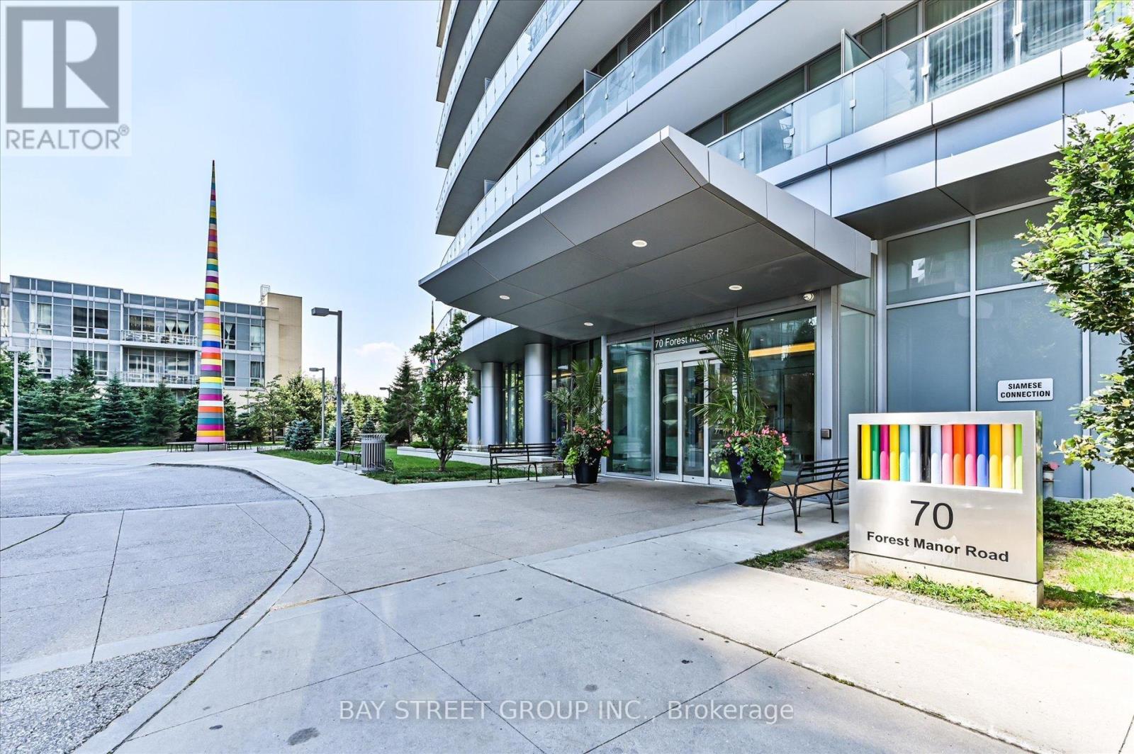 2202 - 70 Forest Manor Road, Toronto, ON - Outdoor With Balcony