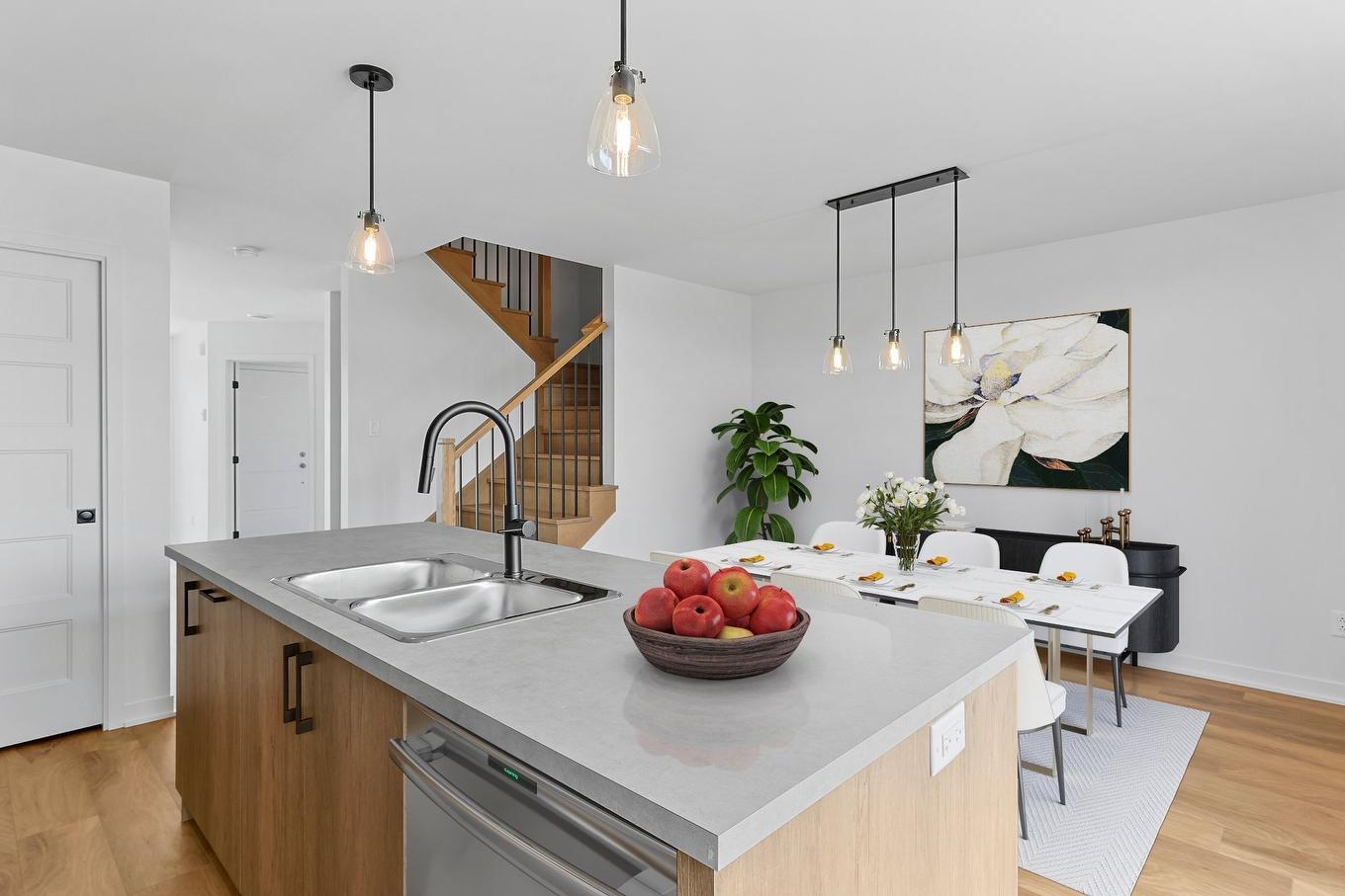 Cuisine - 53 Rue Des Pêcheurs, Saint-Louis-De-Gonzague, QC - Indoor Photo Showing Kitchen With Double Sink With Upgraded Kitchen