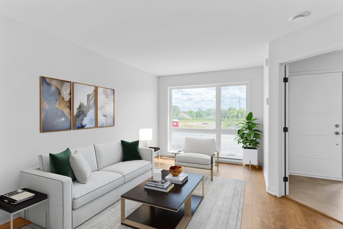 Living room - 57 Rue Des Pêcheurs, Saint-Louis-De-Gonzague, QC - Indoor Photo Showing Living Room