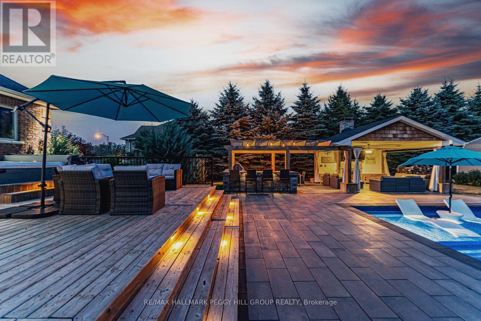 5 Munro Court, Springwater, ON - Outdoor With Deck Patio Veranda