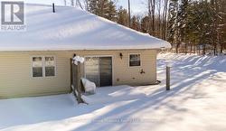 Walk out to Private deck -