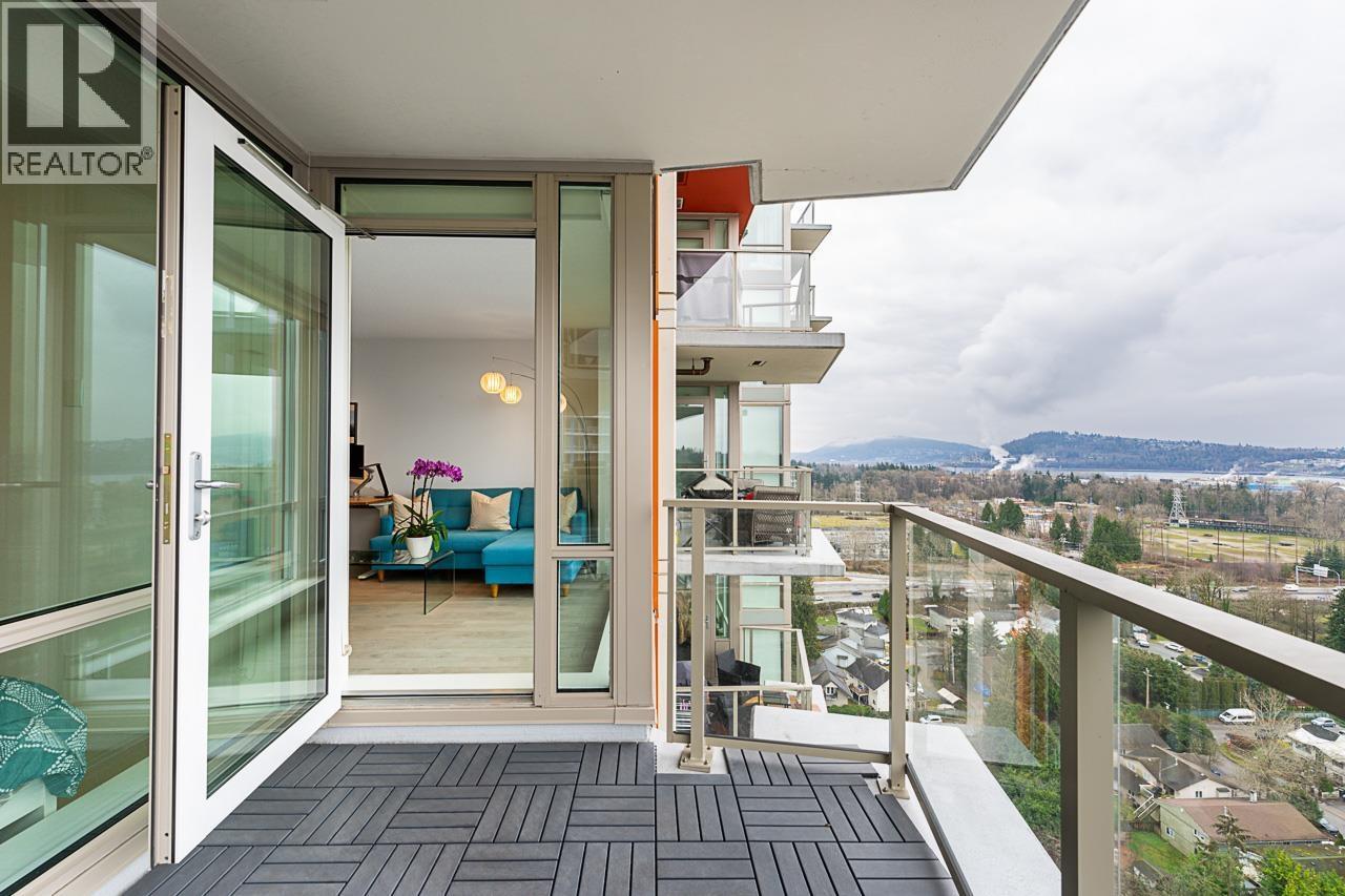 2106 1550 Fern Street, North Vancouver, BC - Outdoor With Balcony With Exterior