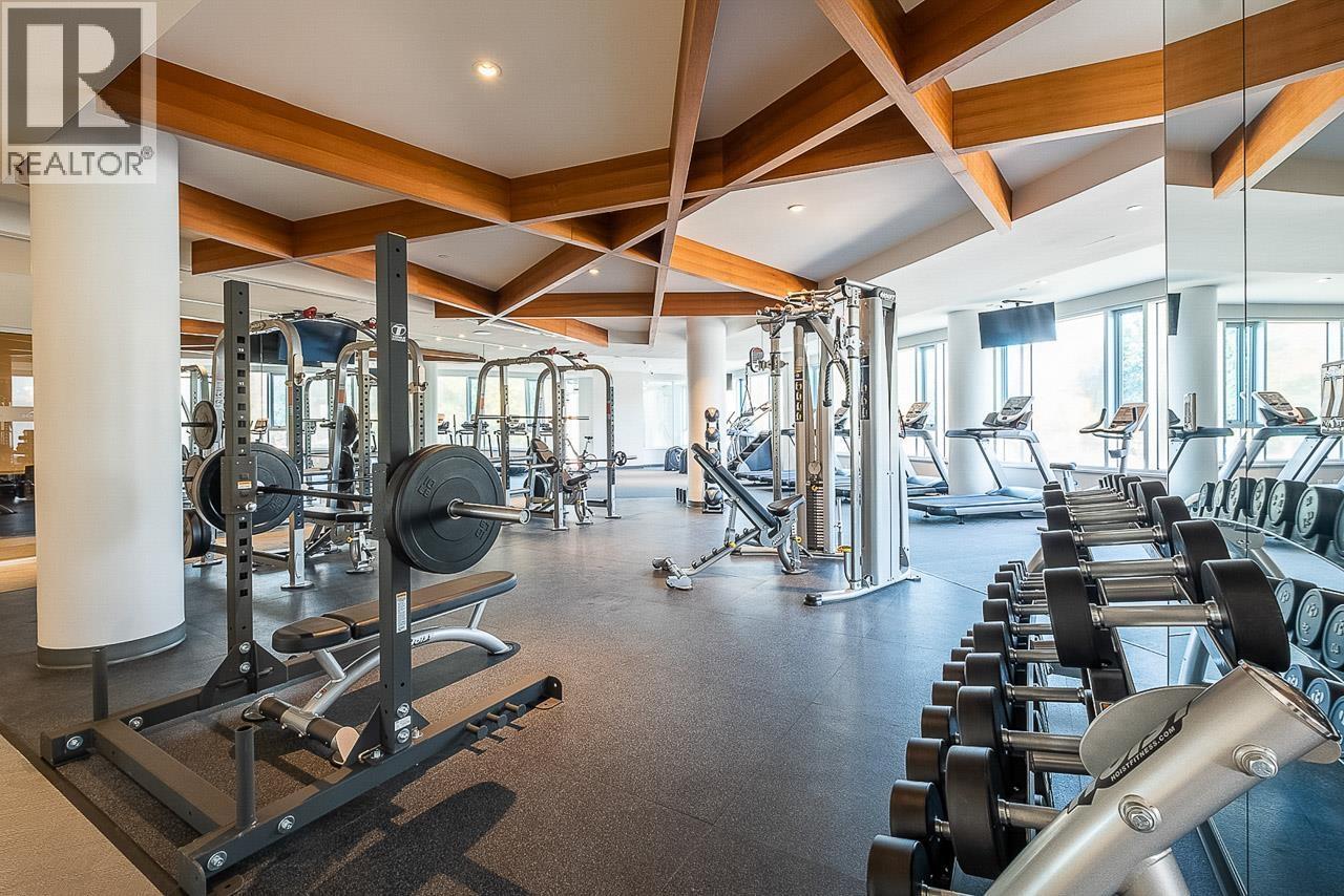 2106 1550 Fern Street, North Vancouver, BC - Indoor Photo Showing Gym Room