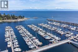 Aerial view of a water and mountain view -
