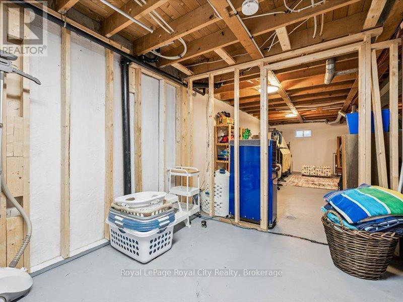 Easily add a 3rd bathroom if desired - 41 - 121 Bagot Street, Guelph (Junction/Onward Willow), ON - Indoor Photo Showing Basement
