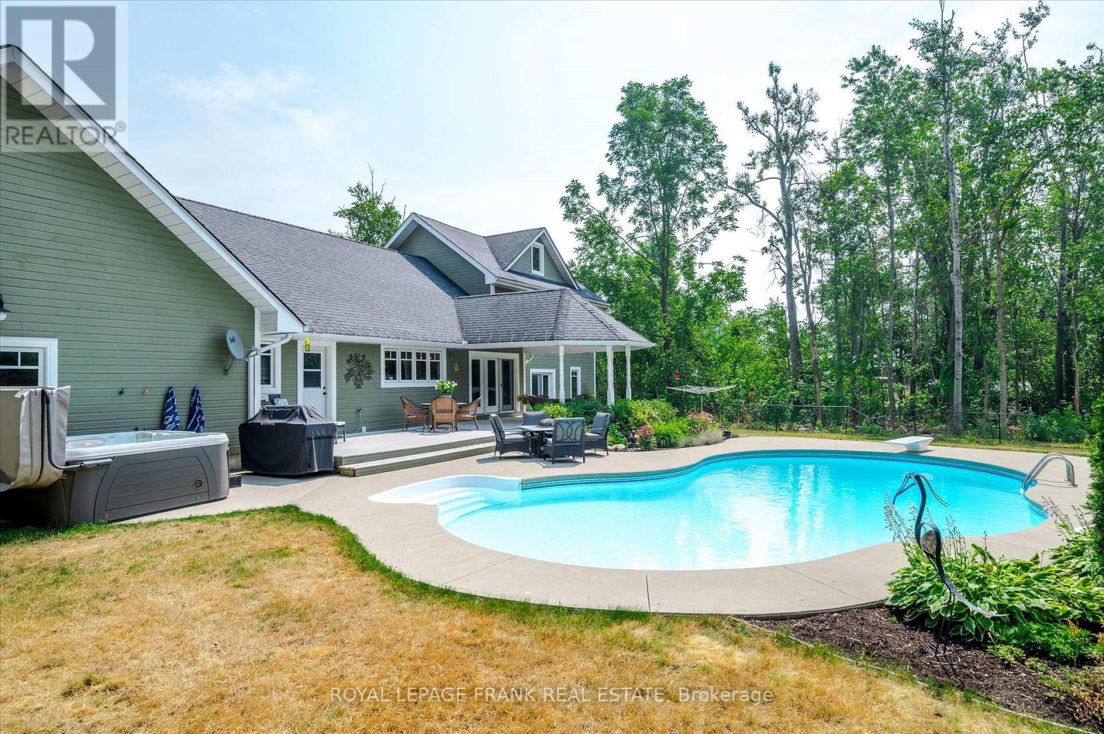 1898 Lakehurst Road, Trent Lakes, ON - Outdoor With In Ground Pool With Deck Patio Veranda