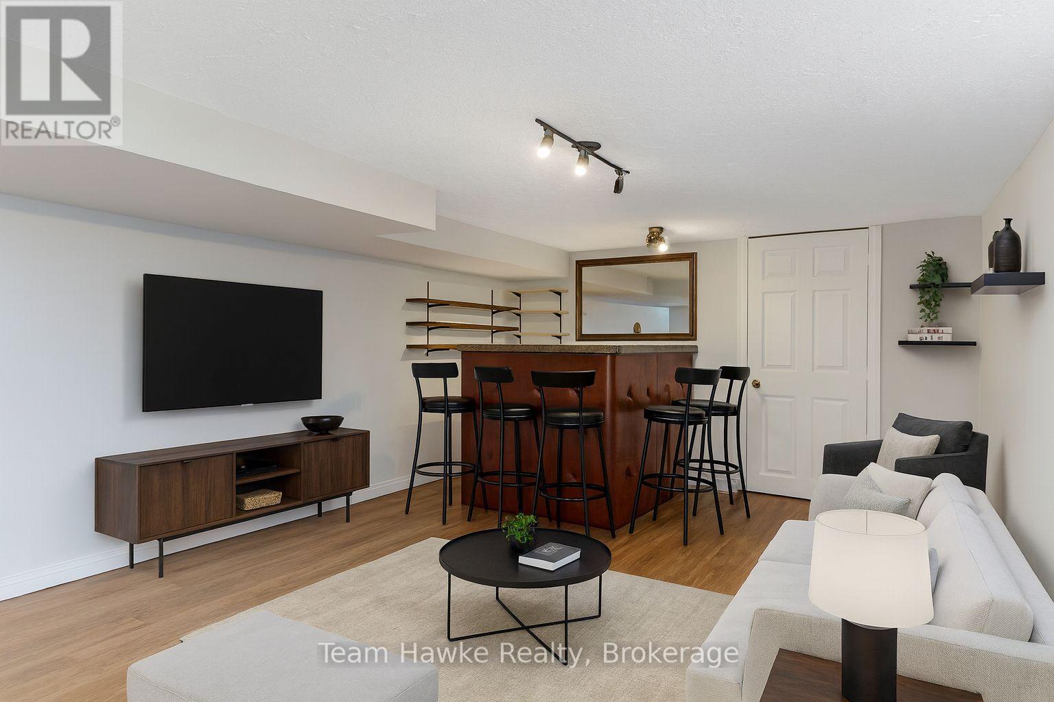 Virtually Staged - 264 Kingfisher Avenue, Tay (Port Mcnicoll), ON - Indoor Photo Showing Living Room