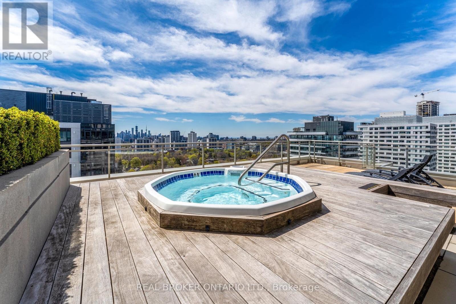 1509 - 83 Redpath Avenue, Toronto, ON - Outdoor With Above Ground Pool With Deck Patio Veranda With View
