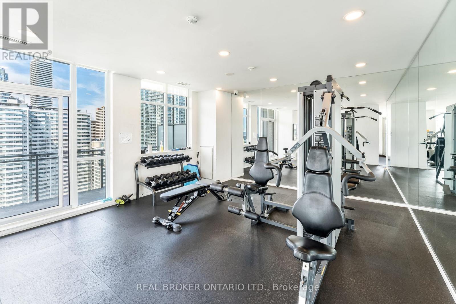 1509 - 83 Redpath Avenue, Toronto, ON - Indoor Photo Showing Gym Room