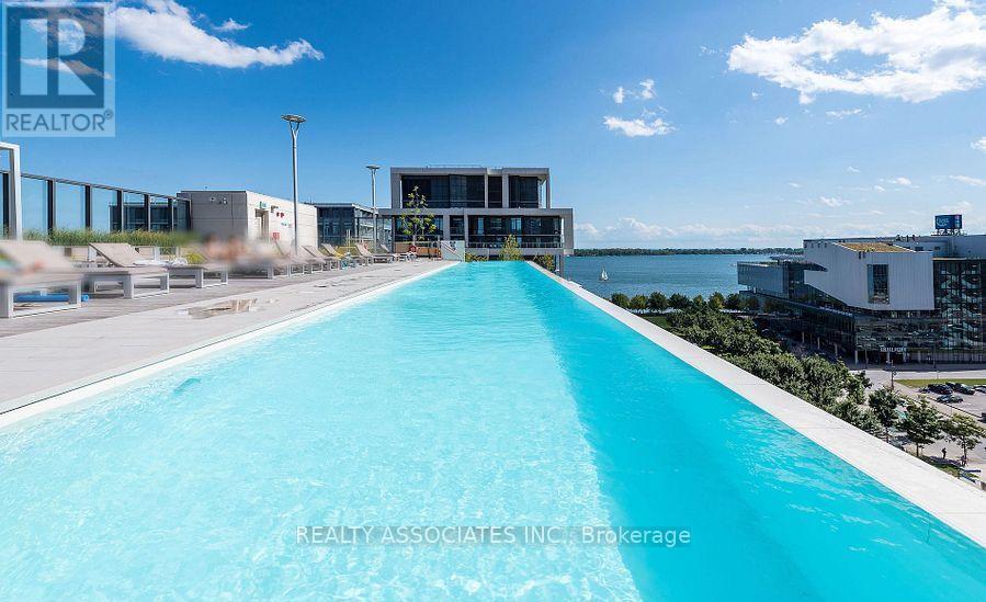 806 - 12 Bonnycastle Street, Toronto, ON - Outdoor With In Ground Pool With View