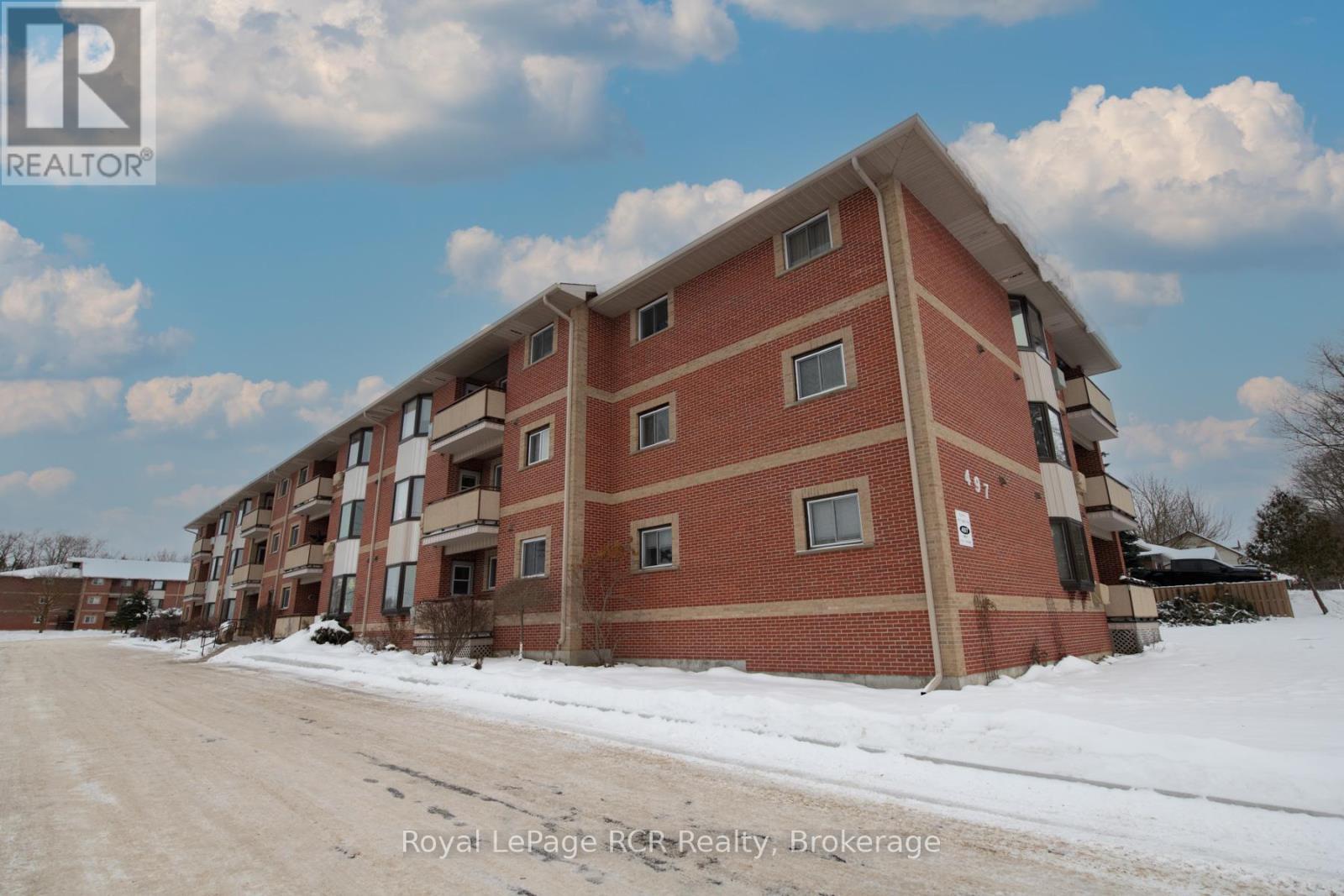 306 - 497 Birmingham St West Street W, Wellington North (Mount Forest), ON - Outdoor With Balcony