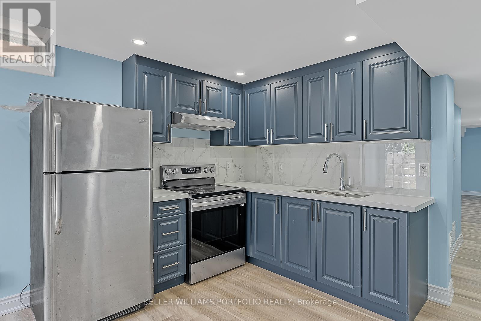 Bsmt - 67 Commodore Drive, Brampton, ON - Indoor Photo Showing Kitchen With Double Sink