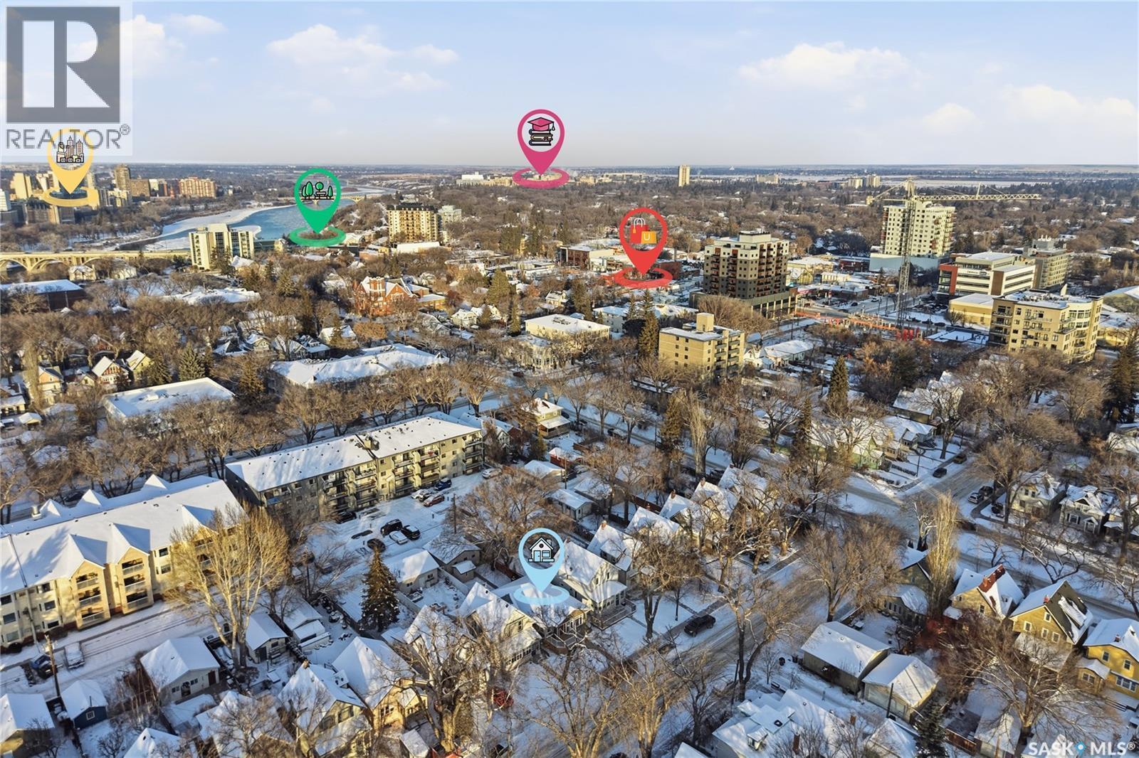 421 9Th Street, Saskatoon, SK - Outdoor With View