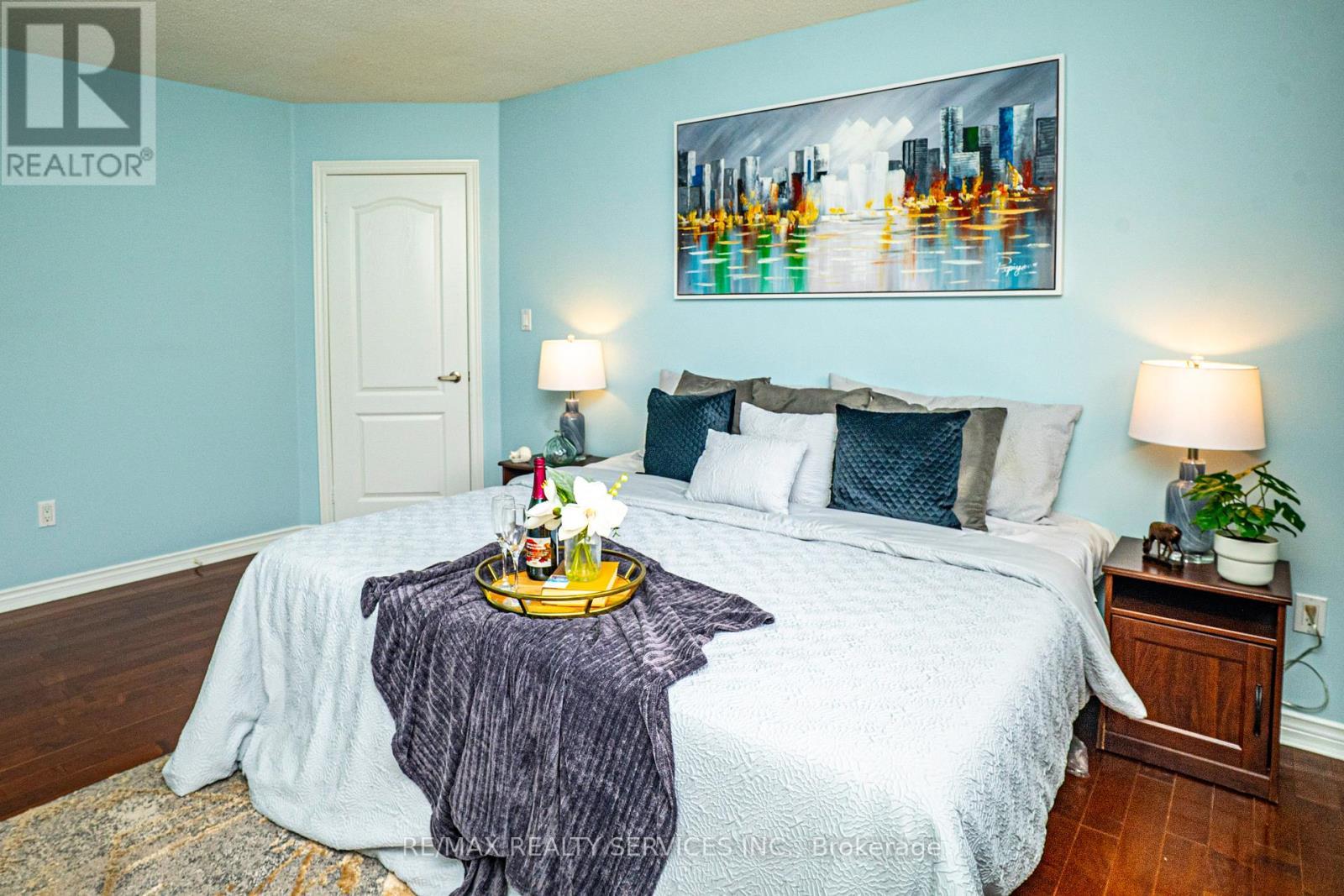 Primary Bedroom with Ensuite - 44 Edgar Road, Caledon, ON - Indoor Photo Showing Bedroom