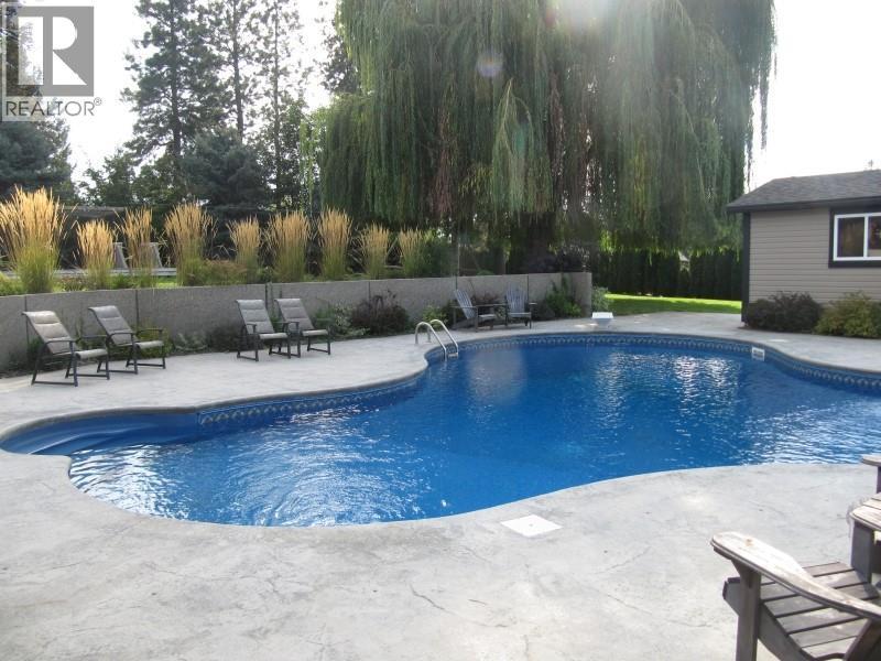 3576 Rose Road, Kelowna, BC - Outdoor With In Ground Pool With Deck Patio Veranda With Backyard