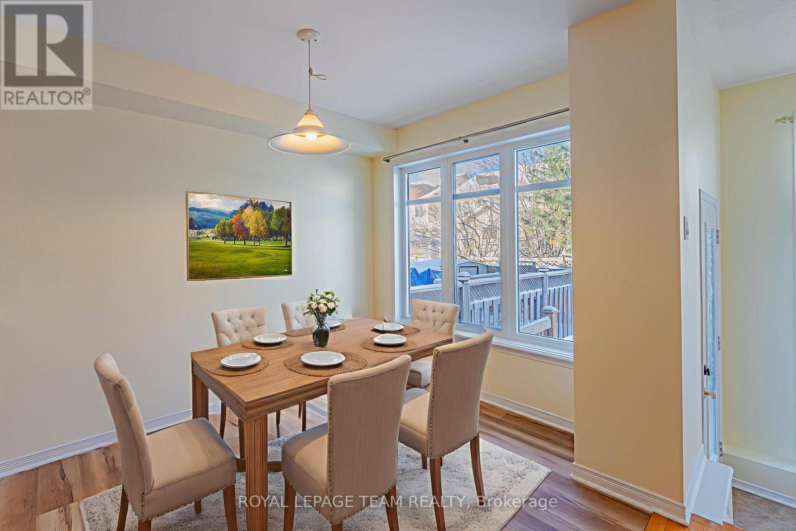 Virtual Staging - 184 Deercroft Avenue, Ottawa, ON - Indoor Photo Showing Dining Room