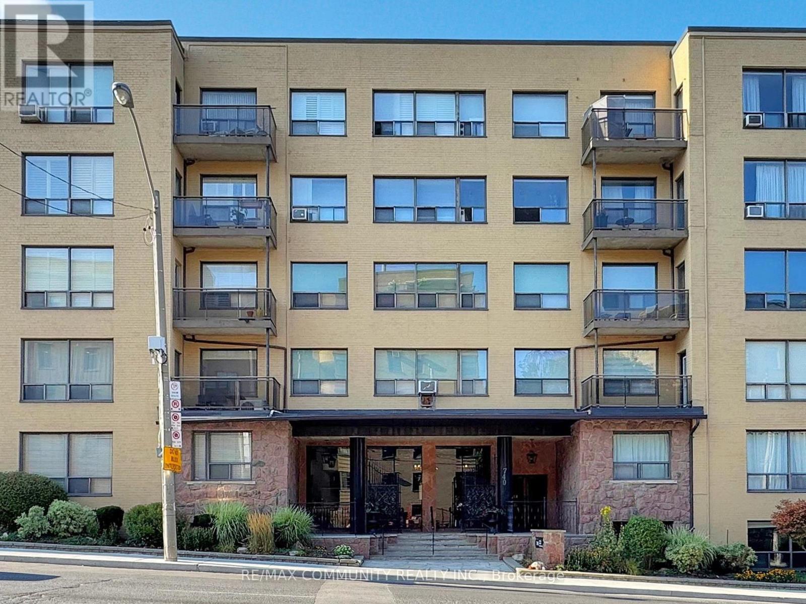 309 - 740 Eglinton Avenue W, Toronto, ON - Outdoor With Balcony With Facade