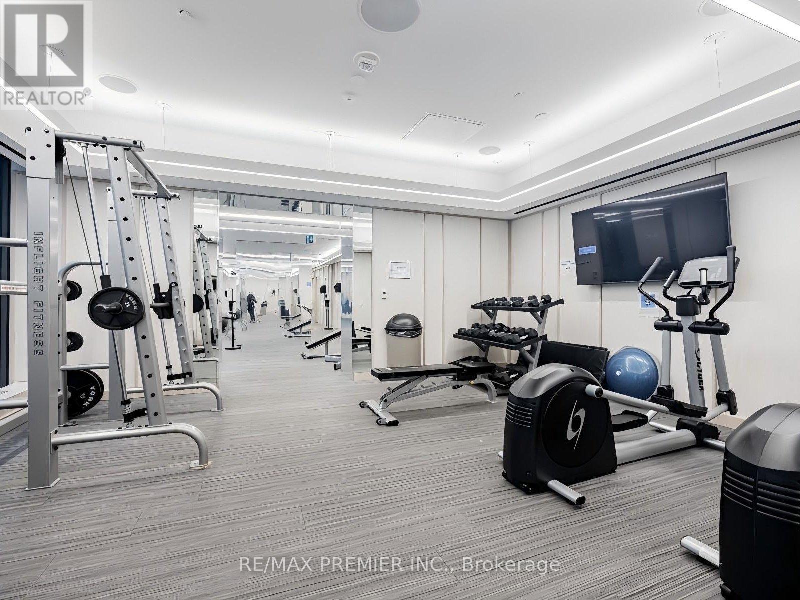 617 - 115 Blue Jays Way, Toronto, ON - Indoor Photo Showing Gym Room