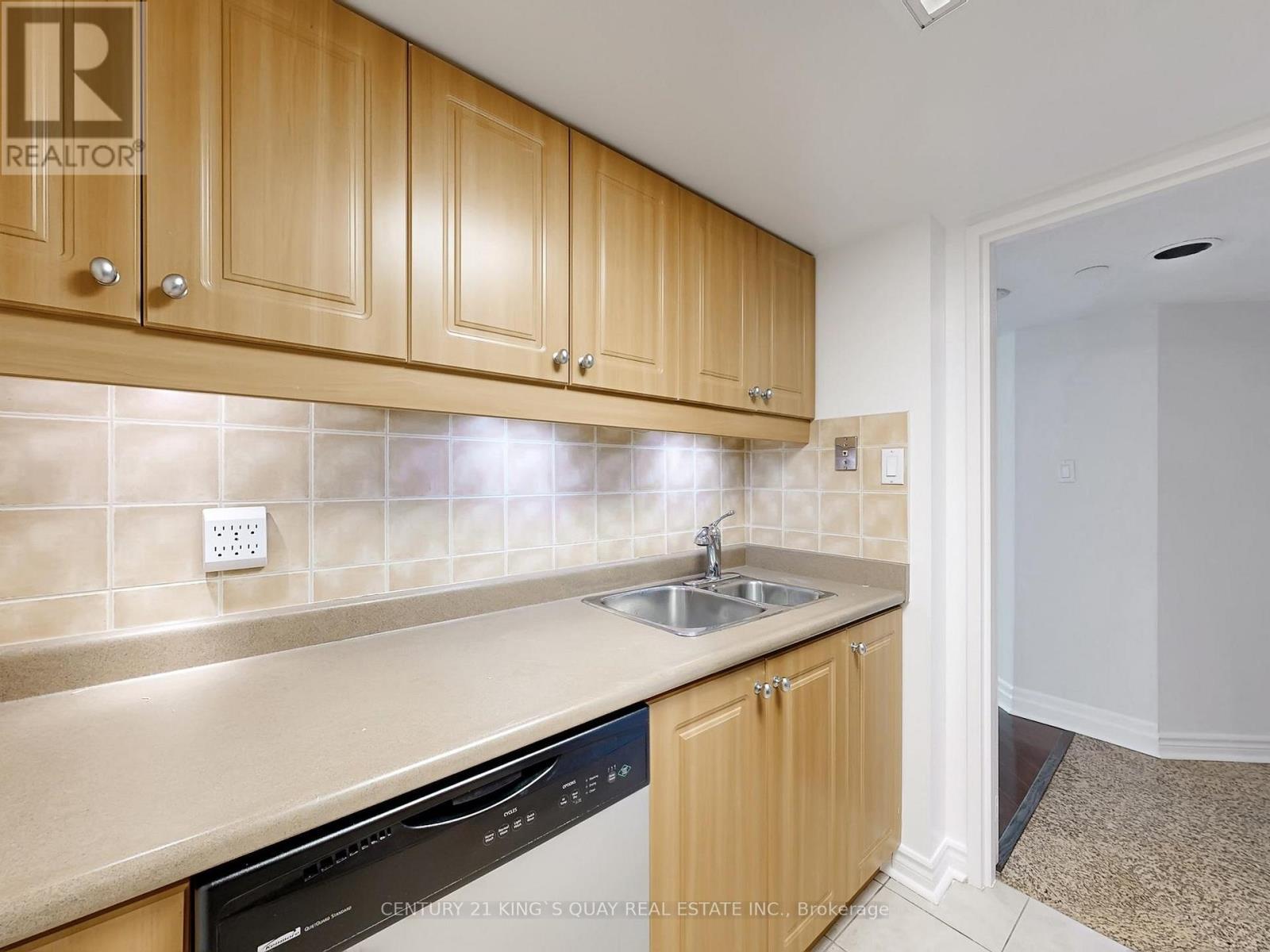 1900 - 38 Elm Street, Toronto, ON - Indoor Photo Showing Kitchen With Double Sink