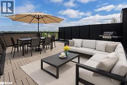 Virtually Staged Roof Top -