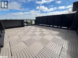 View of wooden deck -