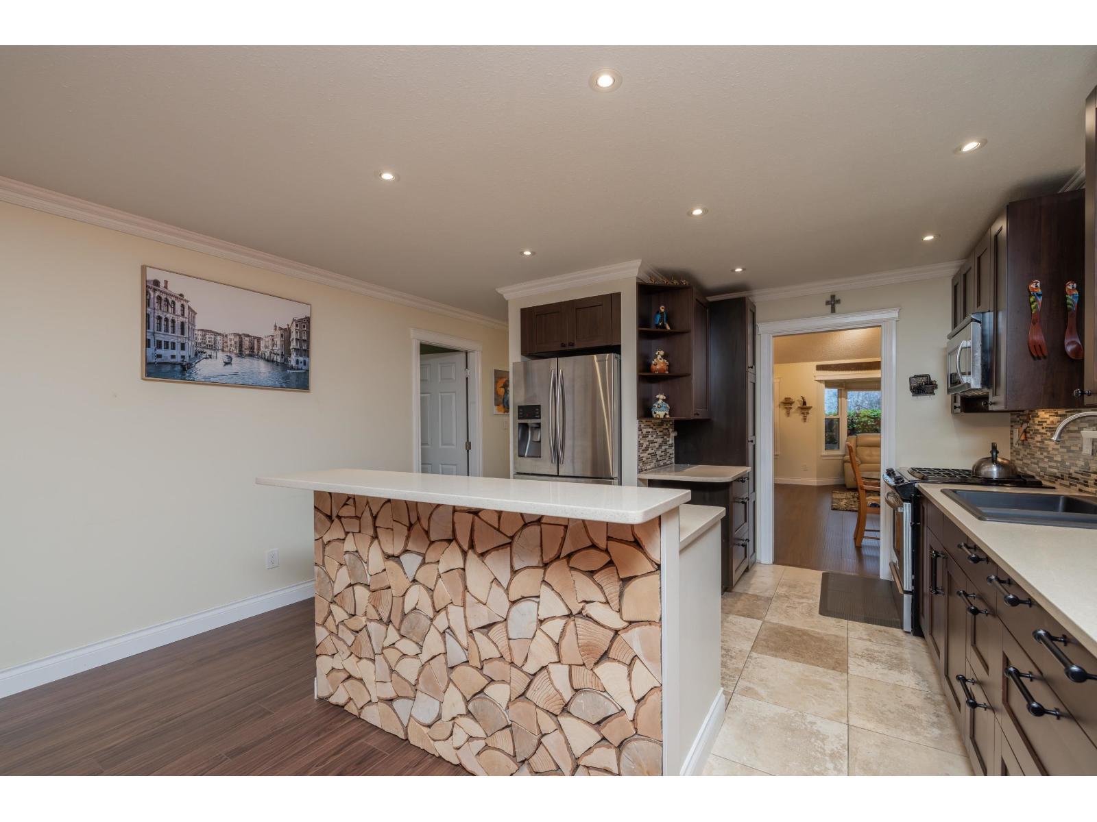 13452 62A Avenue, Surrey, BC - Indoor Photo Showing Kitchen With Double Sink
