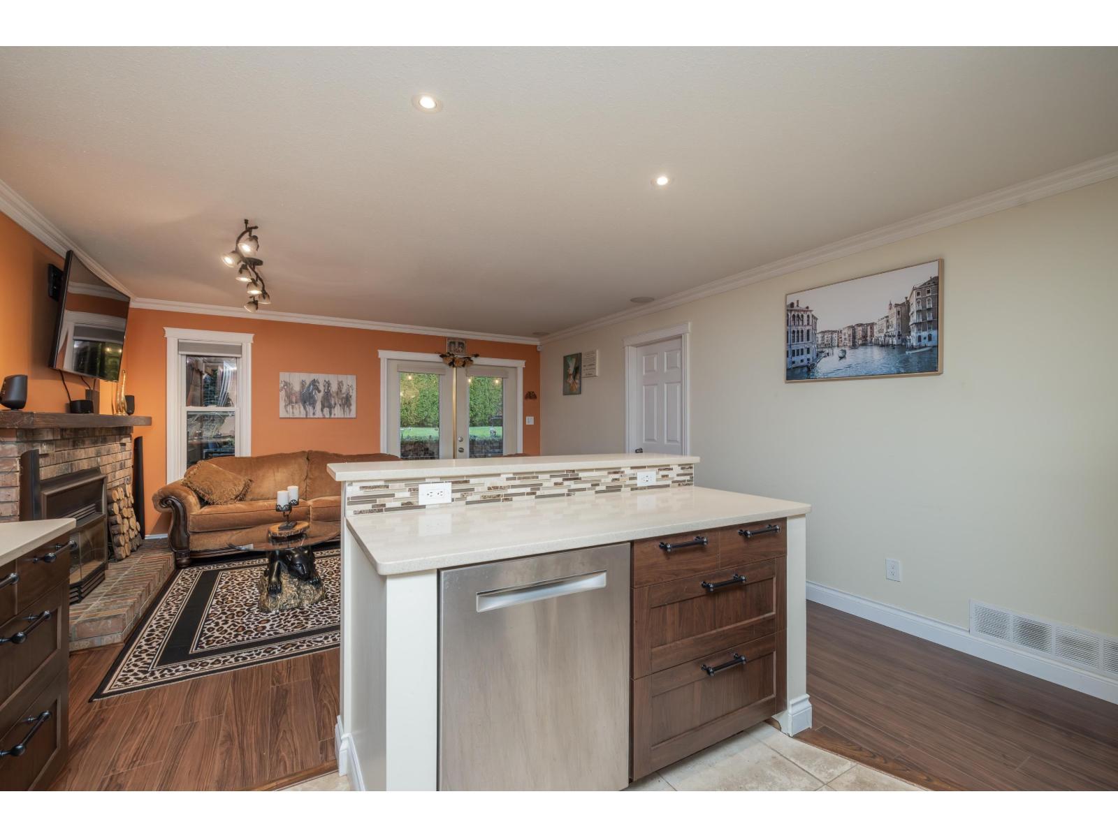13452 62A Avenue, Surrey, BC - Indoor With Fireplace