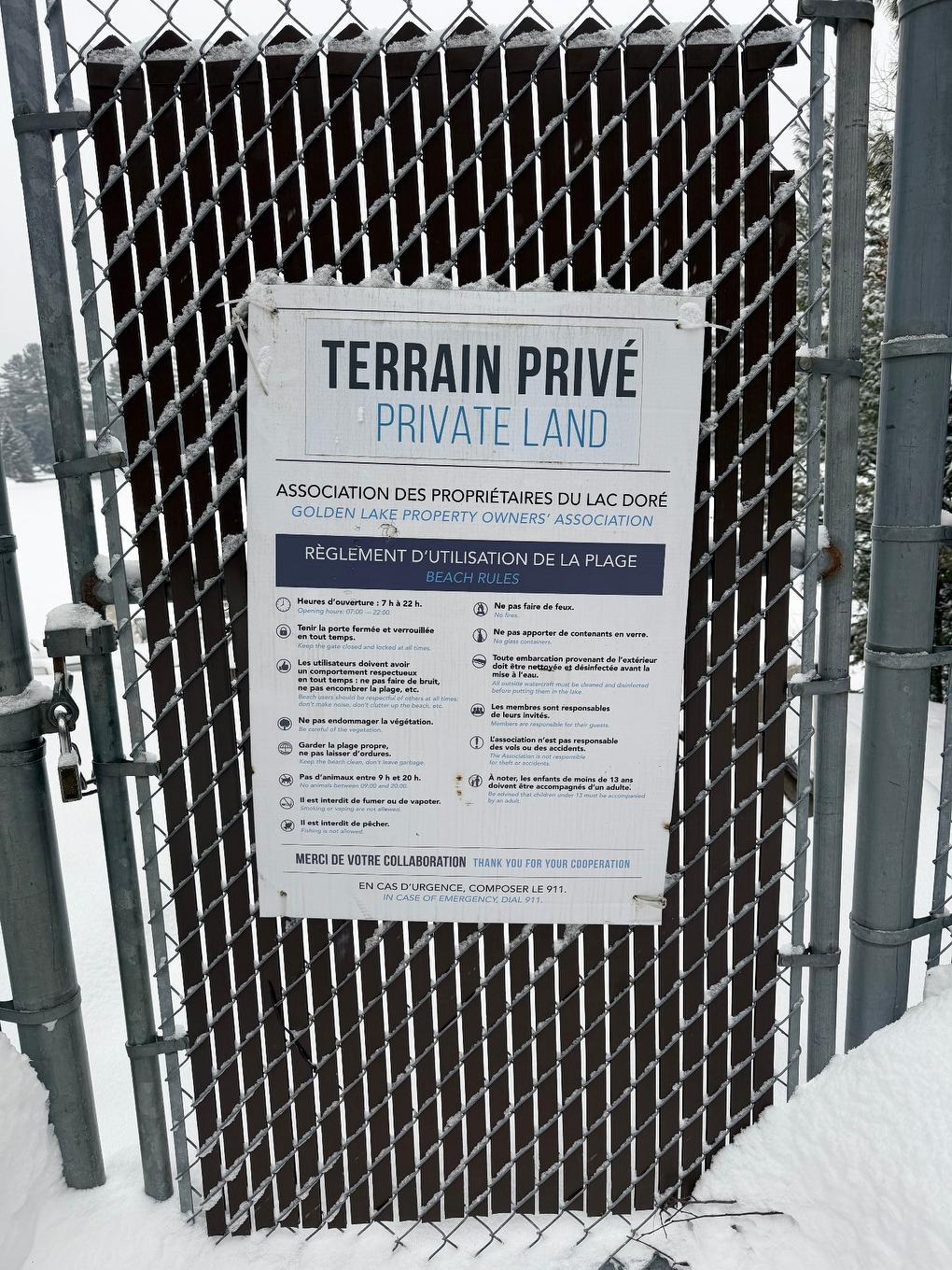 Access to a body of water - Rue Abbot, Val-David, QC