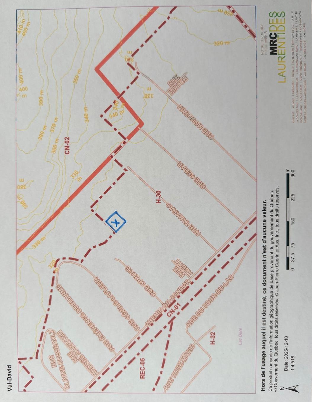 Drawing (sketch) - Rue Abbot, Val-David, QC