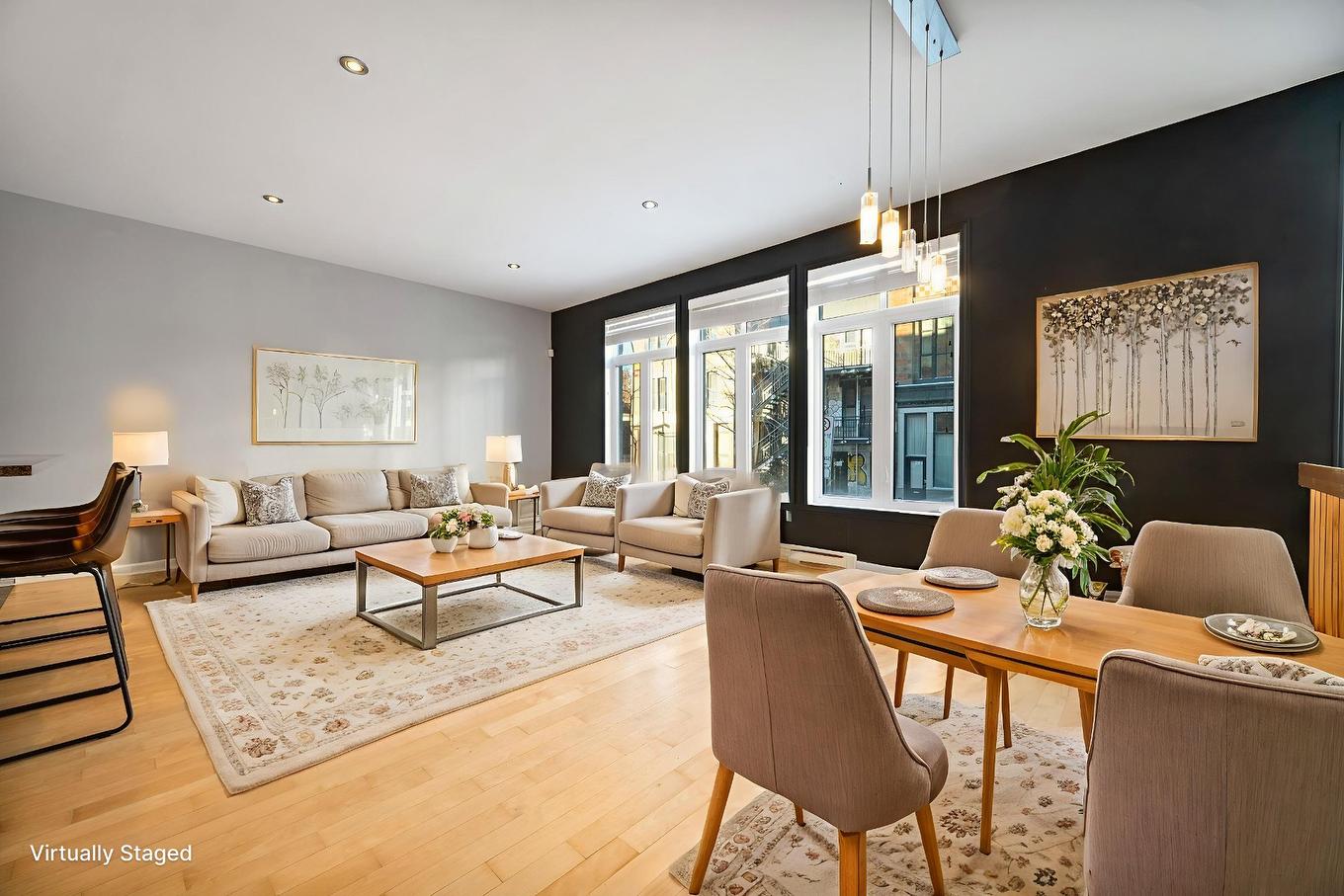 Overall view - 3158 Rue Ste-Catherine E., Montréal (Mercier/Hochelaga-Maisonneuve), QC - Indoor Photo Showing Living Room