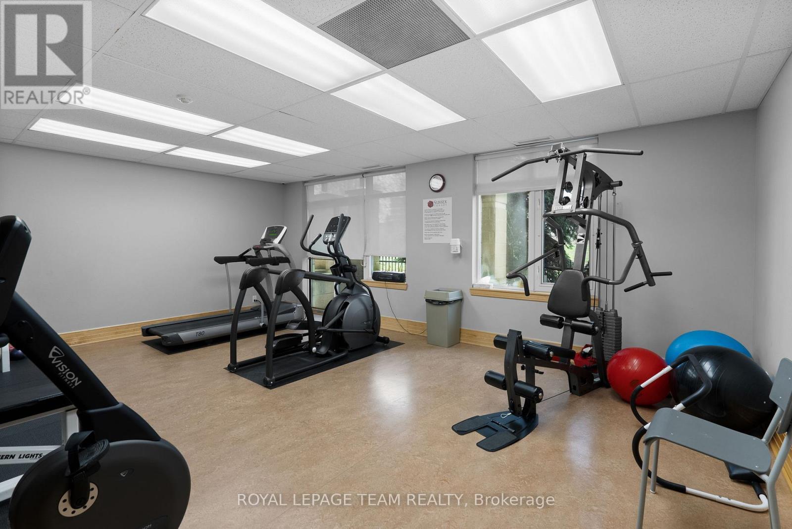 217 - 205 Bolton Street, Ottawa, ON - Indoor Photo Showing Gym Room