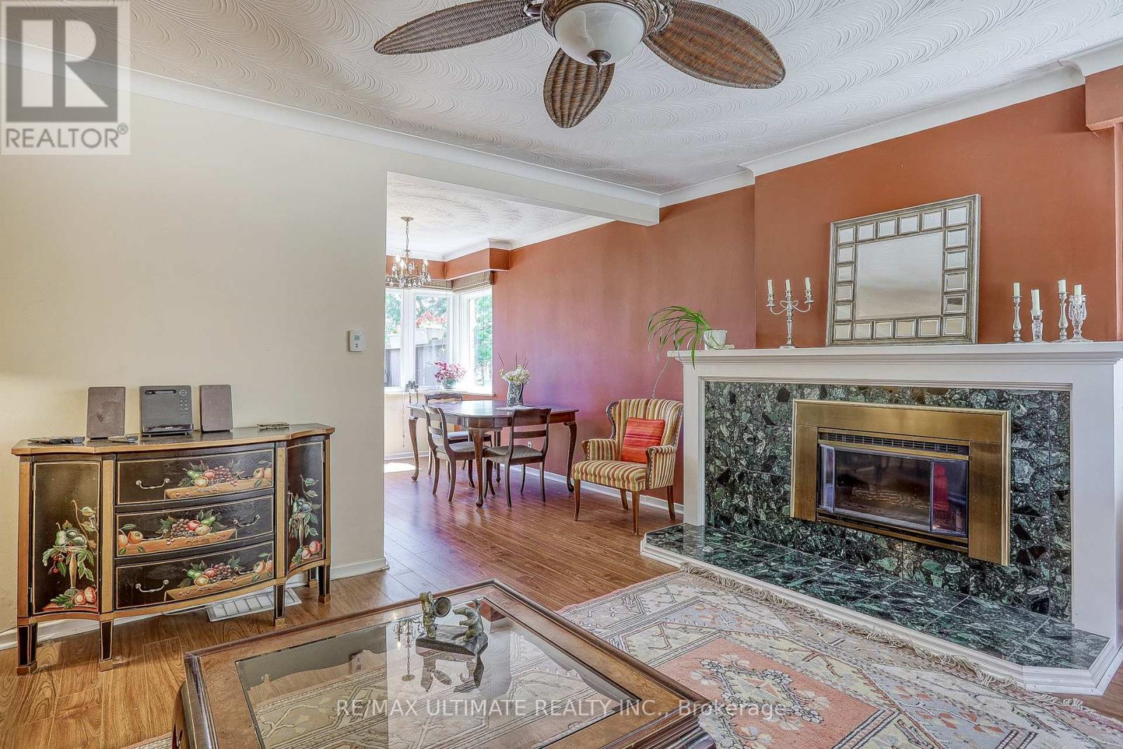 23 Westcroft Drive, Toronto, ON - Indoor Photo Showing Living Room With Fireplace