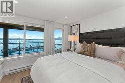 Second bedroom offers beautiful water views -