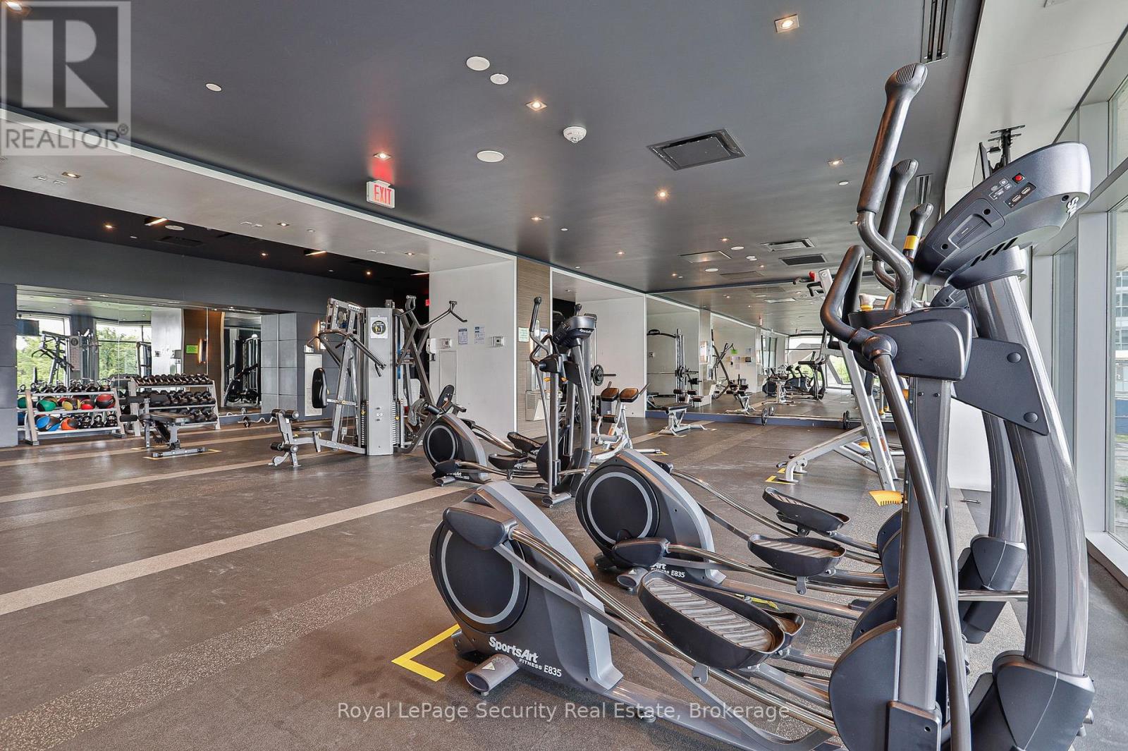 3206 - 33 Shore Breeze Drive, Toronto, ON - Indoor Photo Showing Gym Room
